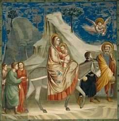 Die Flucht nach Ägypten (Detail)
