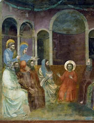 Jesus im Tempel unter den Ärzten (Detail)