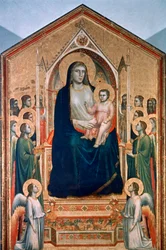 Madonna und Kind auf dem Thron, ca. 1300-1303