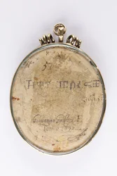 Rückseite des Porträts von Zaga Christ