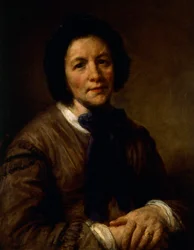 Porträt einer Dame, von Giovanni Carnovali, bekannt als Piccio (1804-1873)