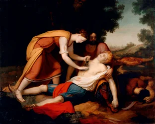 Erminia behandelt Tancred