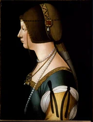 Porträt der Kaiserin Bianca Maria Sforza
