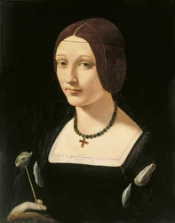 Porträt einer Dame als Heilige Lucia