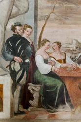 Kartenspiel, Haupthalle, ca. 1570