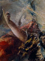 Der Arm des Engels, der Tobias segnet, Detail aus der Hochzeit des Tobias