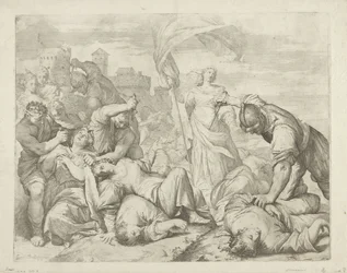 Das Martyrium der heiligen Ursula und ihrer Gefährtinnen
