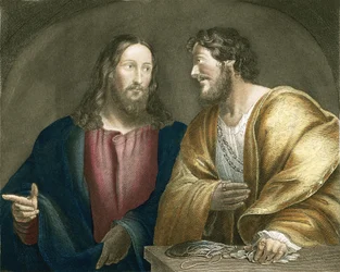 Jesus rekrutiert Matthäus als Jünger