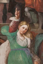 Disputation der heiligen Katharina mit den Philosophen (Detail)