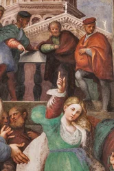 St. Katharinas Disputation mit den Philosophen (Detail)