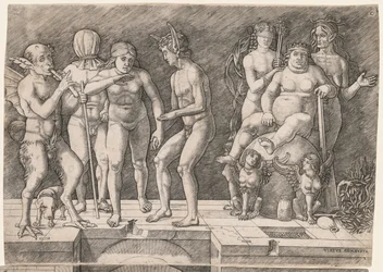 Allegorie des Falls der unwissenden Menschheit: Virtus Combusta, um 1500-1505