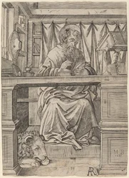 Heiliger Hieronymus in seinem Studierzimmer