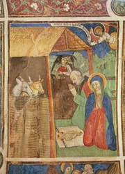 Die Geburt Christi, ca. 1480 (Fresko)