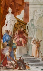 Großmut des Scipio Africanus (Detail)
