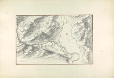 Plan des Sees Tiberias
