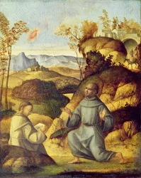 Der heilige Franziskus empfängt die Stigmata
