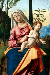 Jungfrau und Kind mit den Heiligen Hieronymus und Ludwig von Toulouse