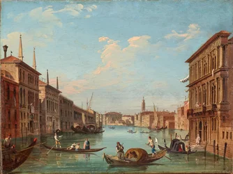 Giovanni Battista Cimaroli Venezia Canal Grande