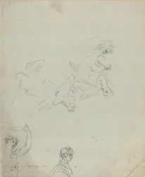 Figurenstudien (verso)