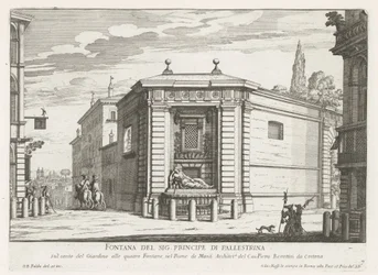 Dianafontein van de Quattro Fontane te Rome
