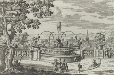 Fontana di Belvedere in Frascati, 1691 oder später