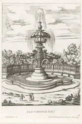 Fontäne in den Gärten der Villa Doria Pamphilj in Rom (Le fontane ne palazzi e ne giardini di Roma)