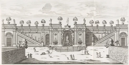 Fontein van Venus in den Gärten der Villa Doria Pamphilj in Rom
