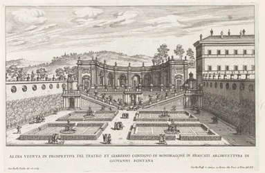 Gärten der Villa Mondragone in Frascati