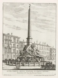 Vierströmebrunnen auf der Piazza Navona in Rom