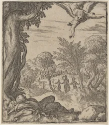 Der Engel erscheint Joseph