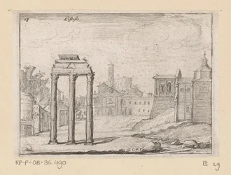 Ansicht des Forum Romanum in Rom
