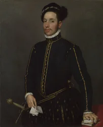 Porträt eines Gentlemans Il Gentile Cavaliere, c. 1565