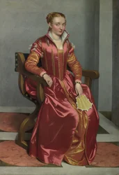 Porträt einer Dame (La Dama in Rosso)