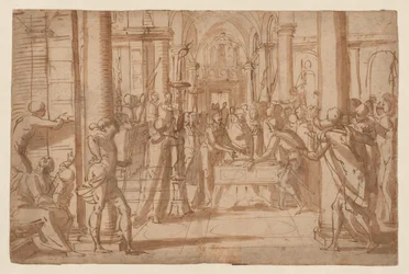 Darstellung des Leichnams von Sankt Antoninus von Florenz