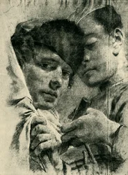 Trommler und Fahnenträger, frühes-mittleres 18. Jahrhundert, 1943