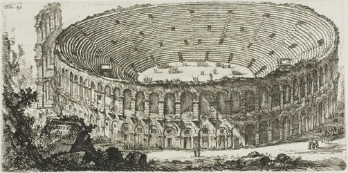 Amphitheater von Verona, Platte 25 aus Einige Ansichten von Triumphbögen und anderen Denkmälern
