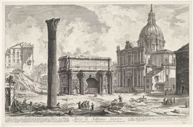 Bogen des Septimius Severus auf dem Forum Romanum