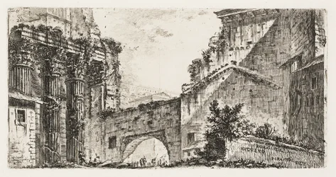 Forum des Augustus, Platte 15 aus Einige Ansichten von Triumphbögen und anderen Denkmälern