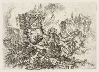 Grotesken: Ruinen mit Schlangen
