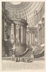 Imaginärer antiker Tempel im Stil derer, die zu Ehren der Göttin gebaut wurden, ca. 1750
