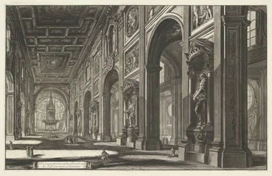 Innenansicht der Basilika St. Johann im Lateran in Rom