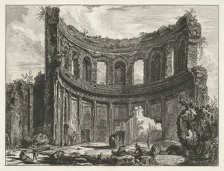 Kleiner Palast in der Villa Adriana in Tivoli