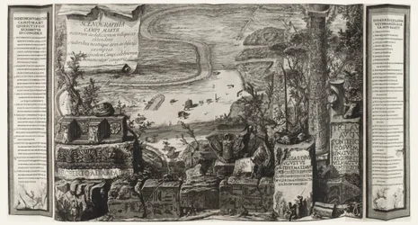 Scenographia Campi Martii, Seite aus Il Campo Marzio dell