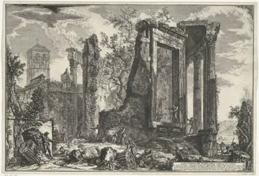 Tempel der Vesta und der Tempel der Tiburtinischen Sibylle in Tivoli