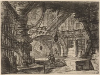 Der Pier mit Ketten