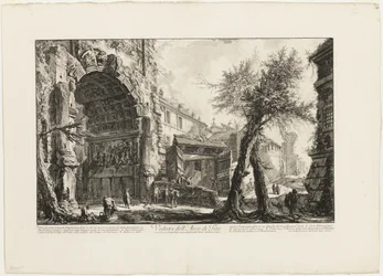 Ansicht des Titusbogens, aus Vedute di Roma (Ansichten von Rom)