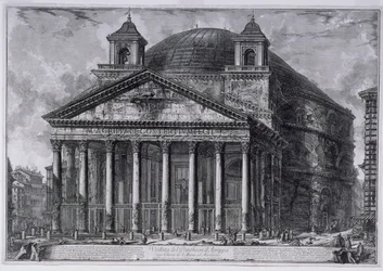 Ansicht des Pantheon von Agrippa, ca. 1761
