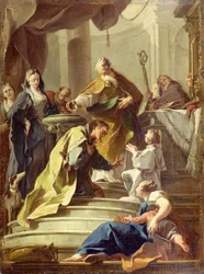 St. Prosdocimus tauft St. Daniel