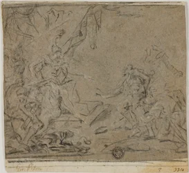 Die Familie des Darius vor Alexander
