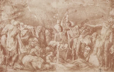 Studie der Lebenden und Toten versammelt